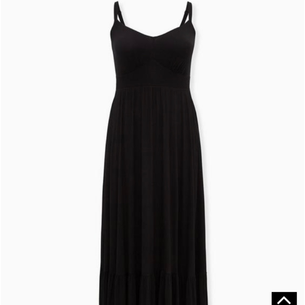 Torrid Maxi Super Soft Tiered Dress 1x